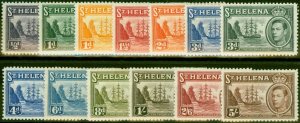 St. Helena 1938-44 Set of 13 to 5s SG131-139 Fine & Fresh MM