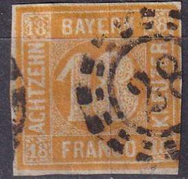 Bavaria #8 F-VF Used   CV $190.00  Z499