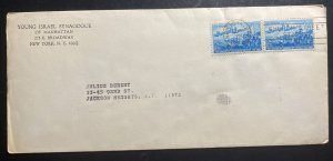 1969 New York USA Young Israel Synagogue Cover To Jackson Heights