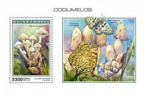 Guinea-Bissau - 2019 Mushrooms - Stamp Souvenir Sheet - GB181105b