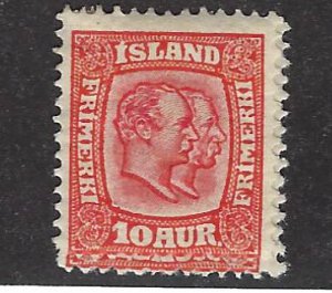 Iceland SC#76 Mint Fine hr SCV$160.00...Fill a spot!