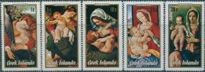 Cook Islands 1972 SG406-410 Christmas set MLH