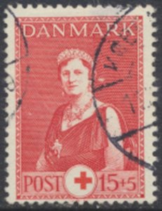 Denmark   Sc# B11 Used small thin top reverse perfs see details  / scans