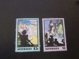 Australia 1991 Sc 1219,1221 FU