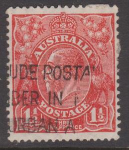 Australia 1927 KGV Sc#68 Used