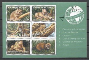 A1023 Guinea Fauna Wild Animals Animaux Du Monde Extinction 1Kb Mnh Stamps