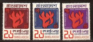 Bangladesh  #  33 - 35  Mint  N H