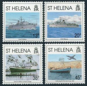 St Helena 575-578,MNH.Michel 576-579. Liberation of Falkland,10th Ann.1992.Ships