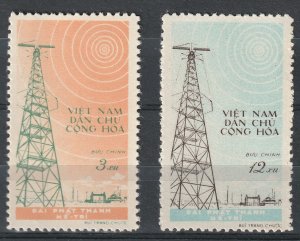 North Viet Nam - 1959 - Sc 100 - 101 - Me Tri Radio Station - MNH - #5