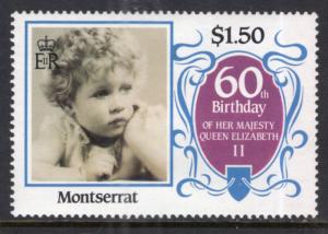 Montserrat 601 MNH VF