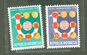 Indonesia #789-790 Unused Single (Complete Set)