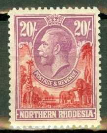 LC: Northern Rhodesia 17 mint CV $375