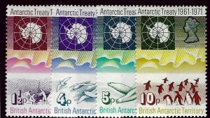 British Antarctica SC#39-42 MNH VF SCV$59.75...Would fill a great Spot!