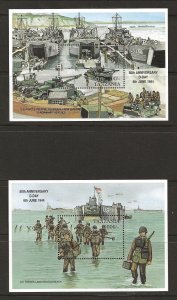 Tanzania Sc 1276-7 NH issue of 1994 - WORLD WAR II