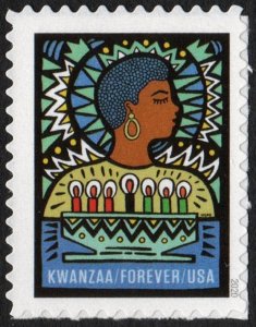 SC#5531 (55¢) Kwanzaa Single (2020) SA