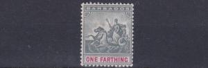 BARBADOS  1892    S G 105   1/2D  GREY & CARMINE         MH    