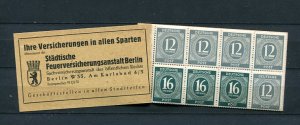 Germany 1946 Booklet MI MH 50 (Blatt 123-124)  MNH 8330