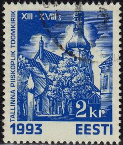 Estonia - 1993 - Scott #262 - used - Tallinn Church