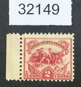 US STAMPS #629 MINT OG NH LOT #32149