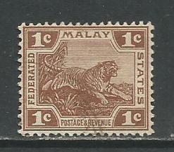 Malaya Federation  #39  Used  (1919)  c.v. $1.25