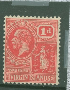 Virgin Islands #54a var  Single