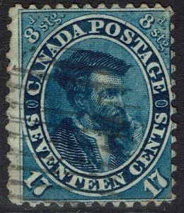 CANADA 1859 CARTIER 17C USED