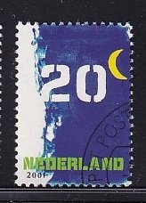 Netherlands   #1064  cancelled  2001        20c stamp