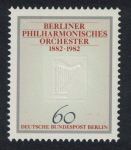 Berlin Music Harp Centenary of Berlin Philharmonic Orchestra 1982 MNH SG#B638