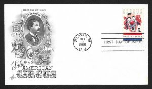 UNITED STATES FDC 5¢ American Circus 1966 ArtCraft