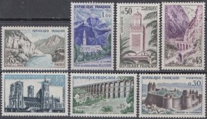 FRANCE Sc# 943-9 CPL MNH SET of 7 - FAMOUS SITES and LANDMARKS