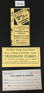 MOMEN: US STAMPS TELEGRAPH BOOKLET COVER 1940 LOT #12124