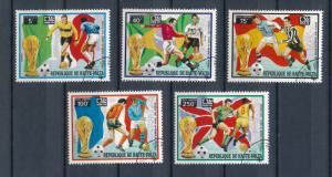 Upper Volta  1974  Scott 323..324 & C179..C181(5) CTO Soccer