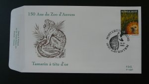 monkey Golden-headed lion tamarin FDC Belgium 79631