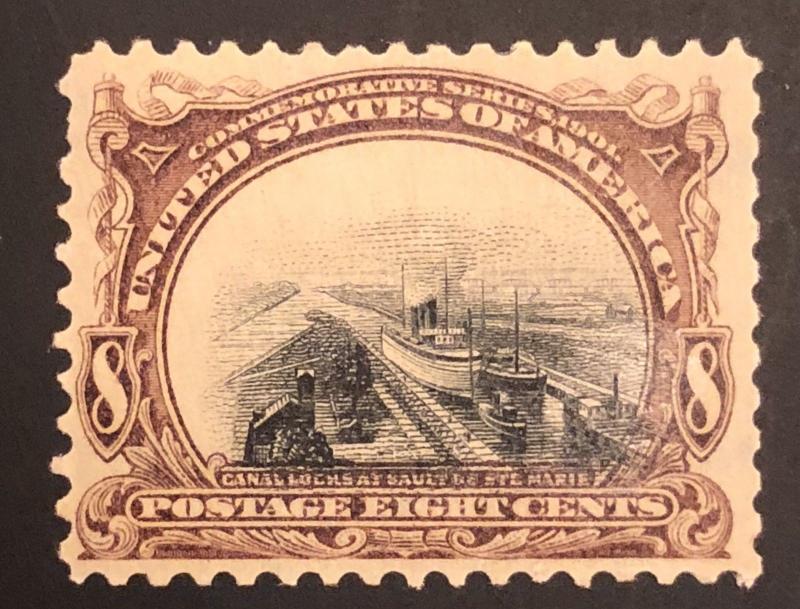 TangStamps US Stamp #298 Mint OG H Error Shifted Pan America