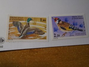 Andorra   French  #  340-41    MNH   Birds
