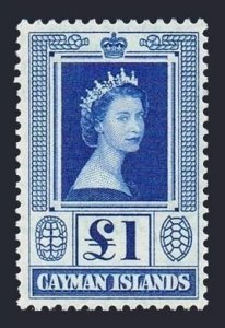 Cayman 149,lightly hinged.Michel 150. Queen Elizabeth II and turtle,1953.