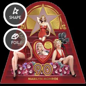 Mozambique Marylin Monroe Cinema Hollywood MNH stamp set