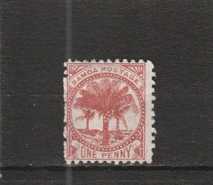 Samoa  Scott#  12 MH  (1886 Palms)