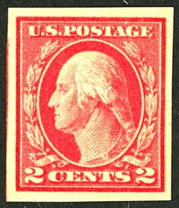 U.S. #482 MINT OG LH CREASE PENCIL ON BACK