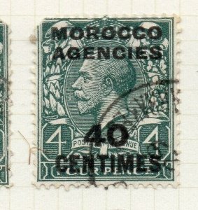 Morocco Agencies French Zone 1917-24 Issue 40c. Optd Surcharged NW-180692