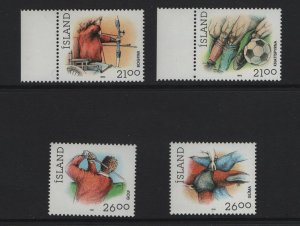 Iceland   #700-707  MNH  1990  sport issue s 1990/91