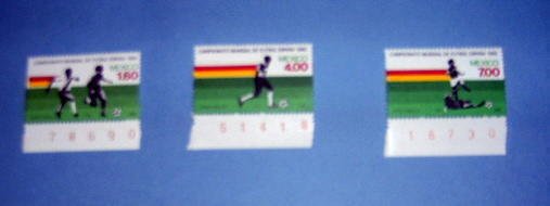 Mexico - 1278 - 80, MNH Set...World Cup. SCV - $3.00