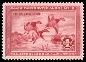 momen: US Stamps #RW2 Mint OG NH PSE Graded XF-90J