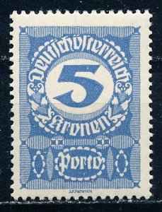 Austria #J89 Single MH