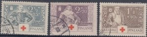 FINLAND Sc #B15-7 SEMI POSTAL SET USED SHOWING VARIOUS KNIGHTS in ARMOUR