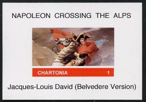 Chartonia (Fantasy) Napoleon Crossing the Alps by David i...