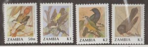 Zambia Scott #531-532-534-535 Stamps - Mint NH Set