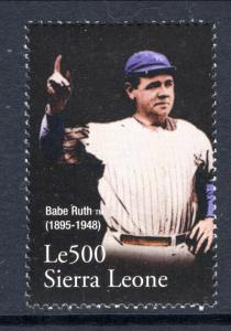 Sierra Leone 2759 Babe Ruth MNH VF