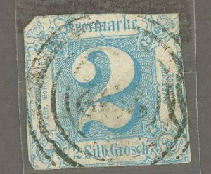 Thurn & Taxis #19 Used Single