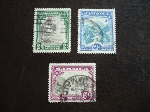 Stamps - Jamaica - Scott# 106-108 - Used Set of 3 Stamps